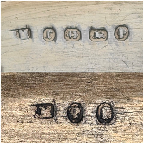 1877 年英國古董純銀油醋汁瓶 20 克 Frederick Marson