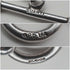 British Vintage Sterling Silver Byzantine Chain Necklace 43cm 25g