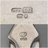 British Vintage Sterling Silver Panel Link Bracelet, 32g, WSG