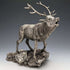 Objeto decorativo de ciervo extragrande, grabado en plata de ley, 900 g, 20 cm de altura, Country Artists, Reino Unido
