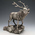 純銀張り彫刻 特大 牡鹿 オブジェ 900g 高さ20cm 英国 カントリーアーティスト社