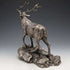Objeto decorativo de ciervo extragrande, grabado en plata de ley, 900 g, 20 cm de altura, Country Artists, Reino Unido