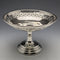 1909 British Antique Pure Silver (925 Silver) Compote Tazza Diameter 15cm 191g West & Son