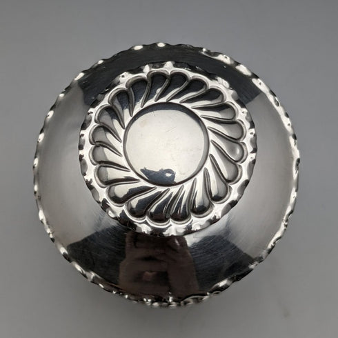 1902年 英国アンティーク 純銀(925シルバー) ティーキャディー 66g DEAKIN & FRANCIS