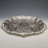 1898 British Antique Sterling Silver (925 Silver) Legless Salva Diameter 30cm 670g Henry Bourne