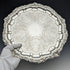 1898 British Antique Sterling Silver (925 Silver) Legless Salva Diameter 30cm 670g Henry Bourne