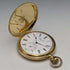 Reloj de bolsillo antiguo Ulysse Nardin, circa 1910, en buen estado de funcionamiento, caja de oro macizo de 18 quilates tipo saboneta, diámetro de 54 mm, 121 g.