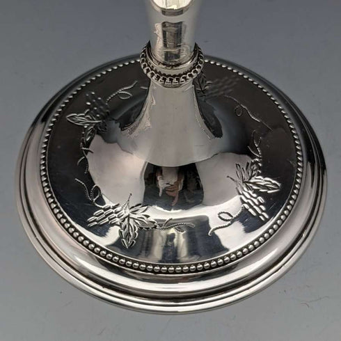 1878 British Antique Pure Silver (925 Silver) Large Goblet 178g Rolason Brothers