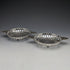 1901 British Antique Pure Silver (925 Silver) Bonbon Dish Pair Diameter 90mm Josiah Williams