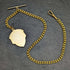 UK Gold Plated Albert Chain 43g Soccer Medal Fob