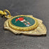 UK Gold Plated Albert Chain 43g Soccer Medal Fob