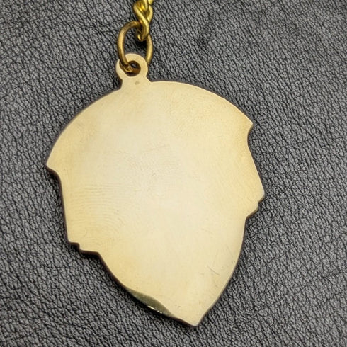 英國鍍金 Albert 鏈 43 克足球獎牌錶鍊