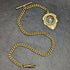 UK Gold Plated Albert Chain 43g Soccer Medal Fob