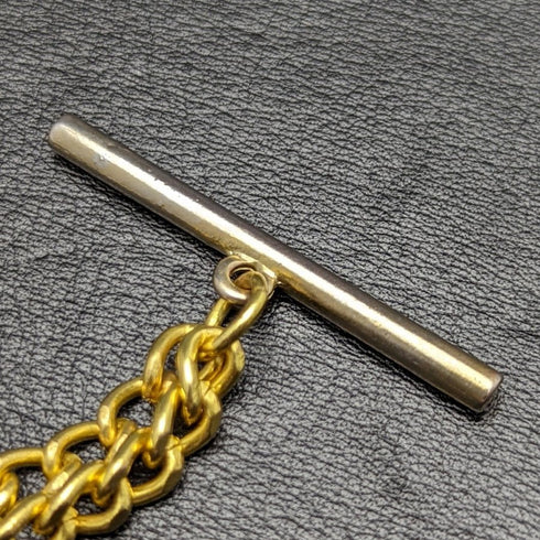 英國鍍金 Albert 鏈 43 克足球獎牌錶鍊