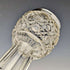 Jarrón de cristal tallado con decoración de plata de ley, antiguedad británica de 1910, 383 g, C C May & Sons
