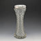 1901 British antique pure silver decorated cut glass vase 598g GE Walton & Co