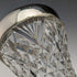 1901 British antique pure silver decorated cut glass vase 598g GE Walton & Co