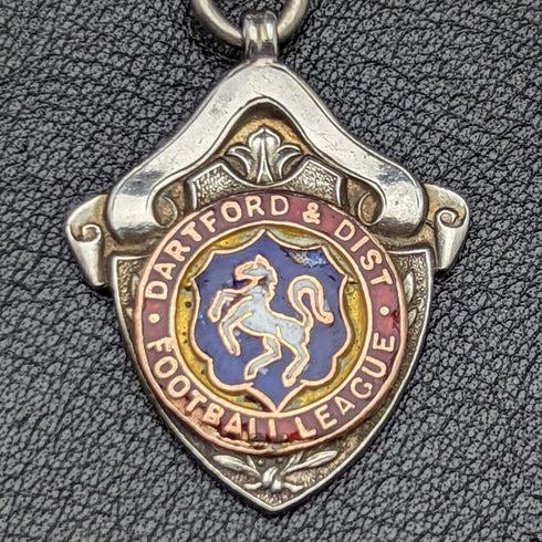 1899年頃 英国アンティーク 純銀(925シルバー)ダブルアルバートチェーン 57g メダルフォブ