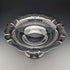 Frutero / compotera vintage de plata de ley (925) británica, 1938, diámetro 26 cm, 470 g, Joseph Gloster Ltd