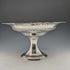 Frutero / compotera vintage de plata de ley (925) británica, 1938, diámetro 26 cm, 470 g, Joseph Gloster Ltd