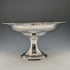 1938 British Vintage Pure Silver (925 Silver) Fruit Bowl Compote Diameter 26cm 470g Joseph Gloster Ltd