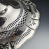Frutero / compotera vintage de plata de ley (925) británica, 1938, diámetro 26 cm, 470 g, Joseph Gloster Ltd