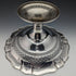 1938 British Vintage Pure Silver (925 Silver) Fruit Bowl Compote Diameter 26cm 470g Joseph Gloster Ltd