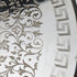 1863 British Antique Pure Silver (925 Silver) Salva Diameter 21cm 350g Hawkesworth Eyre