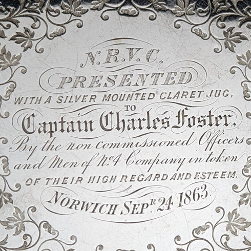 1863 British Antique Pure Silver (925 Silver) Salva Diameter 21cm 350g Hawkesworth Eyre