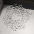 1904 British Antique Pure Silver (925 Silver) Salva Diameter 24.5cm 454g William Hutton