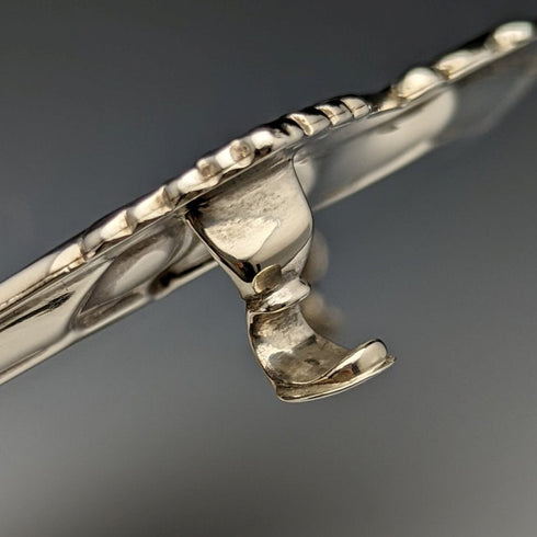 1904 年英國古董純銀(925 銀)Salva 直徑 24.5cm 454g William Hutton