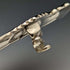 1904 British Antique Pure Silver (925 Silver) Salva Diameter 24.5cm 454g William Hutton