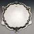 1904 British Antique Pure Silver (925 Silver) Salva Diameter 24.5cm 454g William Hutton