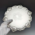 1904 British Antique Pure Silver (925 Silver) Salva Diameter 24.5cm 454g William Hutton