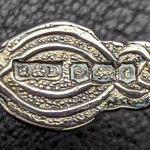 1936年 英国ヴィンテージ 純銀(925シルバー) アノイティングスプーン Roberts&Belk 箱入り