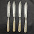 1897 British Antique Pure Silver (925 Silver) Blade MOP Handle Fish Cutlery 4x2 Set Allen & Darwin Boxed