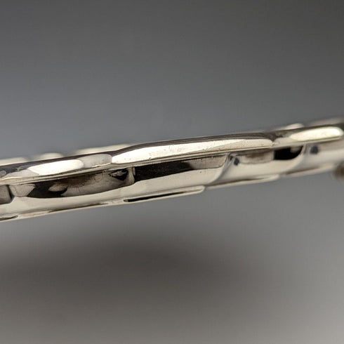 1929년 영국 빈티지 순은(925 실버) 살바, 지름 26cm, 521g, 워커 앤 홀(Walker & Hall)