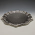 1905 British Antique Pure Silver (925 Silver) Card Tray Diameter 25.5cm 397g