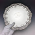 1905 British Antique Pure Silver (925 Silver) Card Tray Diameter 25.5cm 397g