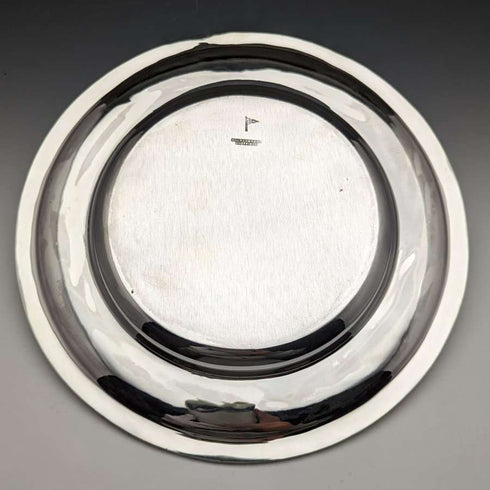 1928년 영국 빈티지 순은(925 실버) 디너 플레이트 지름 23.5cm 496g Walker&Hall