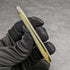 1895 British Antique White Pearl Shell Handle Pure Silver Blade Folding Pen Knife Mappin Brothers