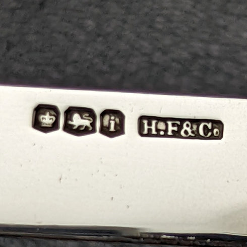 1926 年英國復古白珍珠貝殼手柄純銀刀片折疊筆刀 Harrison Fisher