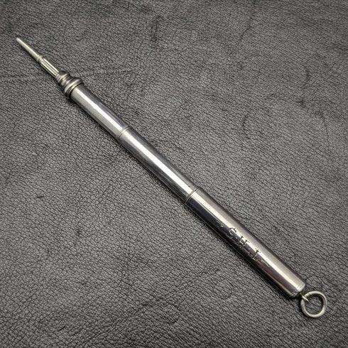 1892 British Antique Sterling Silver Magic Pencil Telescopic 63-140mm Frederick Charles Berkeley