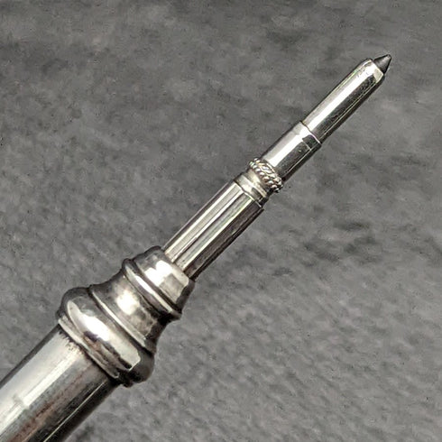 1892 British Antique Sterling Silver Magic Pencil Telescopic 63-140mm Frederick Charles Berkeley