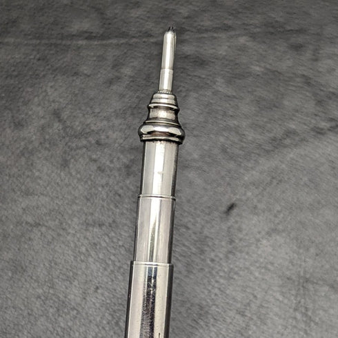 1892 British Antique Sterling Silver Magic Pencil Telescopic 63-140mm Frederick Charles Berkeley