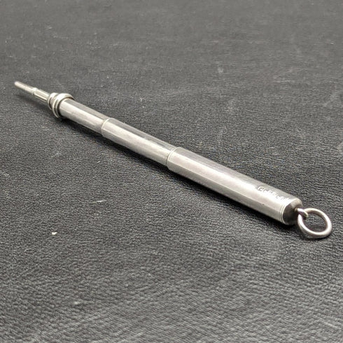 1892 British Antique Sterling Silver Magic Pencil Telescopic 63-140mm Frederick Charles Berkeley