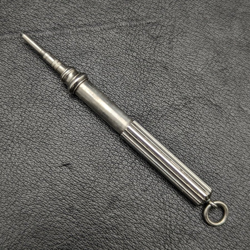 Around 1900 British Antique Sterling Silver Magic Pencil Telescopic 45-83mm S.MORDAN