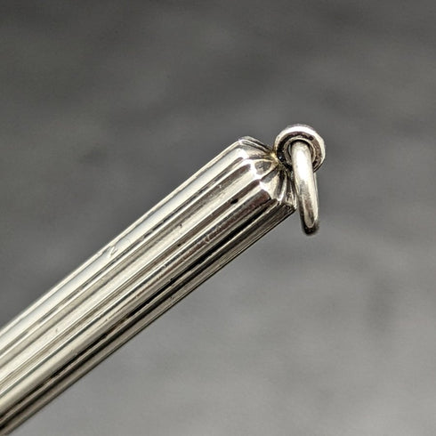 Around 1900 British Antique Sterling Silver Magic Pencil Telescopic 45-83mm S.MORDAN