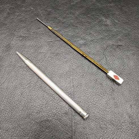 Set de 4 lápices mecánicos de plata de ley (925) vintage británicos, en caja