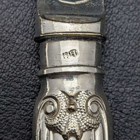 1850年頃 英国アンティーク シルバープレート ナイフx9セット Harrison Brothers & Howson 箱入り